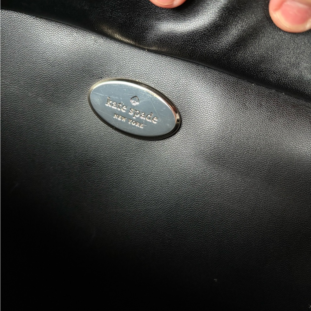Kate Spade Animal Print Tote with Black Details - Picture 5 of 8